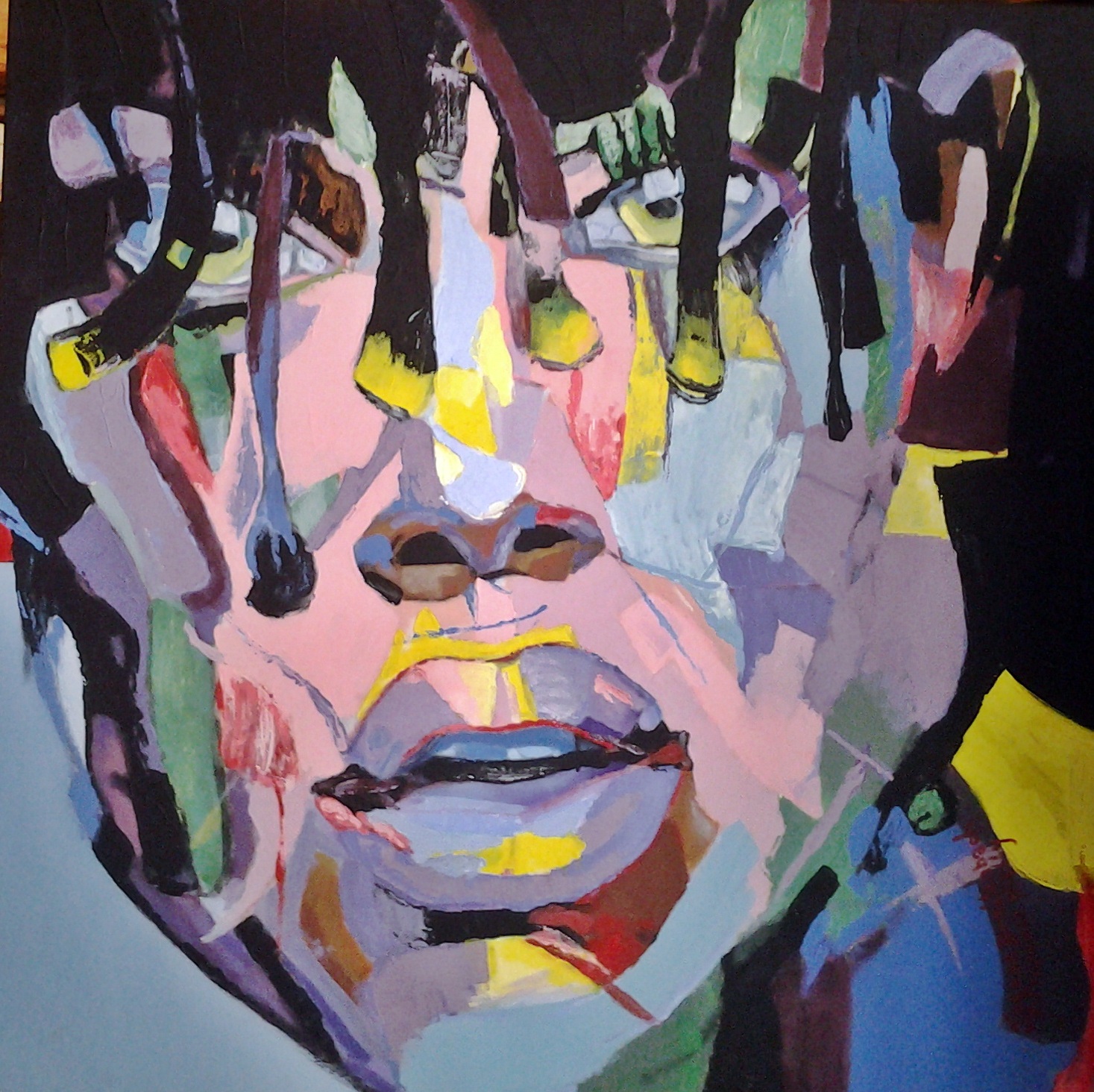 BreitenbachZ cyklu Twarzeolp80x90 cm